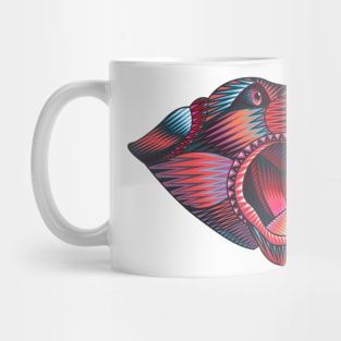 Mexican jaguar hand drawn vector illustration Mug